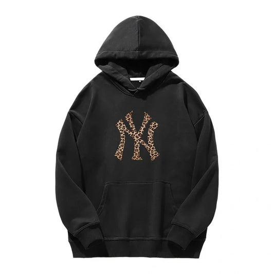 NY Leopard Print Hoodie